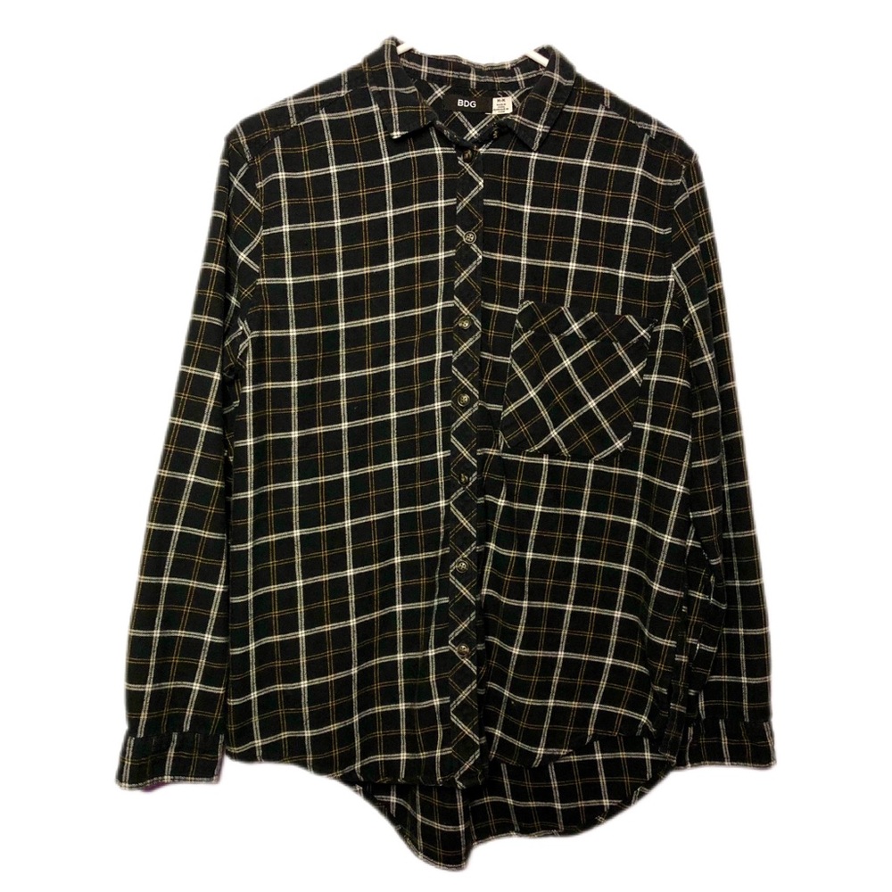 💠 BDG Plaid Pocket Flannel Shirt